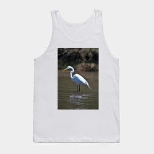 Green eyed Egret Tank Top